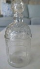 Vtg 1960s Guerlain Embossed Clear Glass Imperial Bee 6    Empty Bottle France