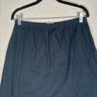 Fresh Produce Sporty A Line Skirt Women   s Size Xl Navy Blue Cotton Made In Usa
