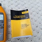 Fluke 971 Temperature Humidity Meter W  Leather Pouch Case Manual