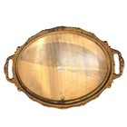 Vintage Turkish Bronze Platter Mevlana Museum Konya Turkey Tray Display