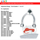 Lykt2pcs Adjustable Control Arms Alignment Front Camber Kit For Benz C   cls   e   glc