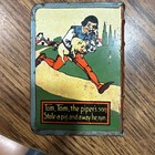 Vintage Tin Litho Toy Book Bank Tom-tom The Piper s Son Vol I Kirchoff