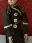 Antique Chinese Opera Doll Soldier Jointed Arms With Weapon Accessory