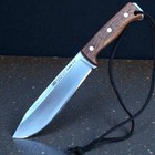 Joker Nomad Fixed Knife 6 5  Bohler N695 Steel Full Blade Walnut Wood Handle