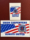 United Brotherhood Of Carpenters  union Carpenters Always United   2 On 1  Decal