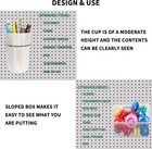 6 Sets Pegboard Bins And Cups With Pegboard Hooks  Pegboard Accessories Baskets 