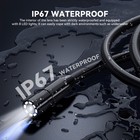 1080p Led Handheld Industrial Endoscope Borescope 8mm Inspection Snake Camera 2m