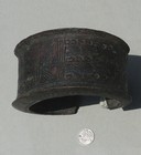 An Old Antique Decorated Large Copper African Bracelet Nigeria  175