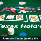 Games Poker Blackjack Craps Felt Layout  72  X 36  Double Sided Mat For Casino S