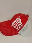 New Sam Adams Rebel Ipa Trucker s Ball Cap  Red  White Mesh Hat W Snap Back