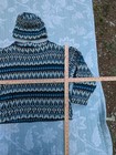 Iceland Knit Wool Sweater Fair Isle With Matching Hat See Pictures Vintage 1960s