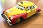 Linemar Japan Tin Friction Sky View  Taxi Cab W  Box