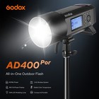 Us Godox Ad400pro 400ws Gn72 Ttl 1 8000s Hss All-in-one Outdoor Flash Speedlite