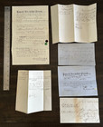 Amazing Lot Of 6 Documents Illinois Central Rr - 1855 1857 1859 1861 1862  x2 