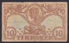 W1347  Denmark  folded  10 Kroner Banknote Serie Year Issue 1939