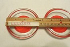 2 Coca-cola Coke 3 1 2  Glass Ashtray Coaster Trinket Candy Dish Organizer Chip