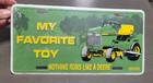 John Deere  my Favorite Toy  License Plate