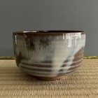 Shinobu Takatori Ware A842 Japanese Pottery Chawan Matcha Tea Bowl Sado Vintage