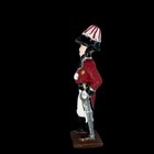 Vintage Cast Iron Toy Soldier 2 5    Red Coat Figurine   Britains Style