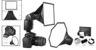 Collapsible Flash Diffuser Softbox Kit - Perfect For Canon   Nikon Cameras