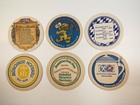 Vintage Souvenir Beer Coasters From Germany Lot Of 11