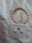 Vintage Charter Club Bracelet And Earrings Set New Never Worn 