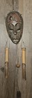 Balinese Wooden Mask Hand Carved painted Bird Motif Decorative Tribal Art