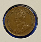1936 Canada 1 Cent Coin - George V - Small Canadian Bronze One Penny - Au 50