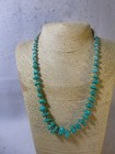Turquoise Nugget With Shell Heishi Beads Native American Southwestern Necklace