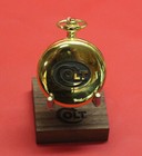 Colt Firearms Medallion   Belt Buckle   Knife   Pocket Watch Display Stand