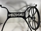 Vtg Singer Treadle Sewing Machine Base Foot Pedal Wheel Cast Iron Steampunk