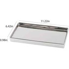 Brand New Vintage-inspired Silver Mirror Ceramic Jewelry  Vanity Tray