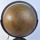 Vintage Art Deco Rand Mcnally Indexed Terrestrial World Globe Lamp - Please Read