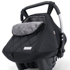 Waterproof Winter Car Seat Cover For Baby - Cozy Canopy  Black  Universal Fit