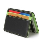 Ultra Thin Pu Leather Women Men Magic Wallets Mini Small Coin Purses Portable Sh