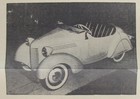 Vintage 1938 American Bantam Roadster Car Newspaper Print Ad
