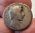  6  Octavian  Augustus Silver Denarius Ancient Coin    27 Bc - 14 Ad