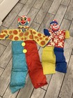 Collegeville Clown Vintage Halloween Costume   Mask Plus Another Clown Costume 