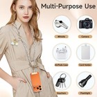 2pcs Crystal Phone Lanyard sparkling Beaded Phone Wrist Strap Universal Cell    