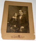 Rare Antique  old Cousins  William   Frank Armitage  Elmira  Ny Cabinet Photo 