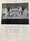 Knight Art Print Article 1925 Original Rare Antique Nyc Frances Burr Dining 60th