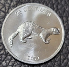 2002 Democratic Republic Of The Congo 25 Centimes Coin