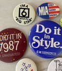 Vintage Advertising Buttons Pins Pin Back Lot