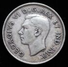 1938 Canada - 50 Cents Half Dollar -  800 Silver - George Vi - Nice Coin