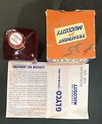 Vintage Nos Glyco-thymoline Apothecary Embossed Medicine Bottle Box Paperwork