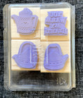 Stampin  Up Wm Rubber Stamp Set 4 Teapots Kettle You Warm My Heart New 2000 Vtg