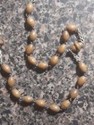 Vintage Our Lady Of Lourdes Blessed Virgin Mary Broken Rosary 