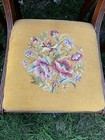 6 Union National Vintage Regency Duncan Phyfe Harp Back Mahogany Dining Chairs
