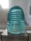 Withycombe Canadian Pacific Ry Insulator Pleats   Ridges  Some Chipping On   