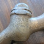 Vintage Wheaton Solid Brass Pump Nozzle 1-551 Newark  Nj Rare Brass Era
